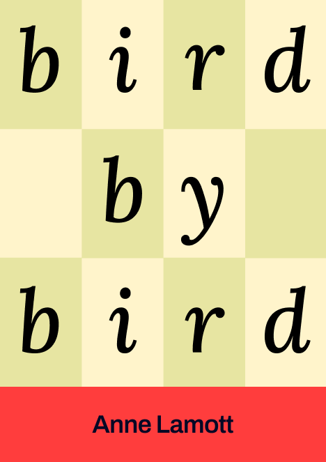 Bird by Bird