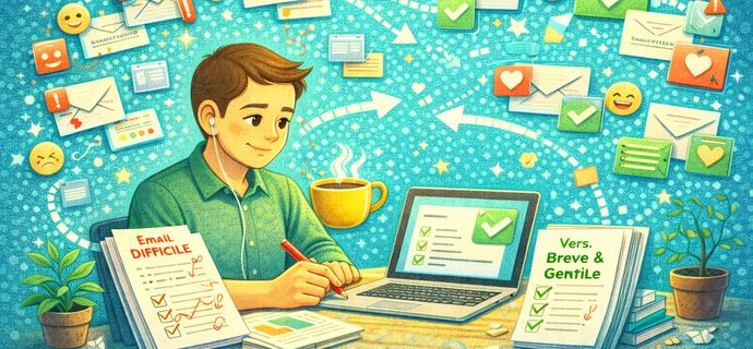 Sfida “Chiarezza” riscrivere 10 email difficili in versione breve e gentile